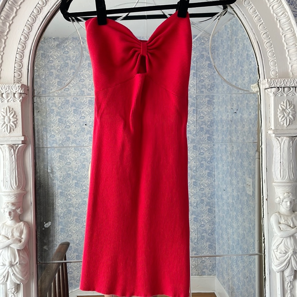 Honey Punch strapless Mini Dress